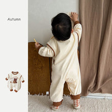 Load image into Gallery viewer, 2304155LS- Korean version of three little bears baby thickened jumpsuit