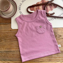 Load image into Gallery viewer, AY024SE-Summer children's simple sleeveless solid color vest