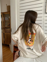 Load image into Gallery viewer, 071901PCW-Summer short-sleeved milk tea print cute parent-child outfit