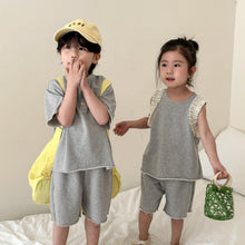 Load image into Gallery viewer, X86025TG-Summer men and women short-sleeved sports casual suit