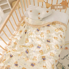 Load image into Gallery viewer, 2076AC-Cartoon Printed Baby Gauze Newborn Soft Absorbent Blanket Bath Towel