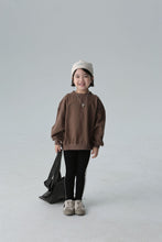 Load image into Gallery viewer, <Taiwan Pavilion> BB2437PCW-Autumn and Winter Children's Clothing Japanese Style Boys and Girls Solid Color Middle Collar Parent-Child Tops