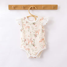 Load image into Gallery viewer, D23074LS-Summer short-sleeved lace bodysuit (without hat)