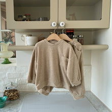 Load image into Gallery viewer, Y8383TG-Spring long-sleeved colored yarn velvet pocket casual sports suit