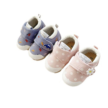 Load image into Gallery viewer, Q5206AC- Spring and Autumn small flower car baby soft sole toddler shoes