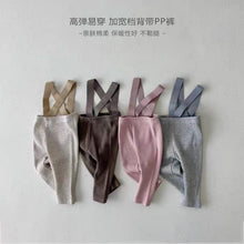 Load image into Gallery viewer, D23286PA-Baby cotton high waist belly protection overalls