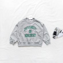 Load image into Gallery viewer, 23172PCW-Autumn and winter Japanese parent-child outfit loose casual terry fine cotton letter pullover top