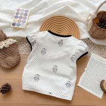 Load image into Gallery viewer, 2402451SE- Summer bear dot short-sleeved T-shirt