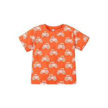 Load image into Gallery viewer, 60046SE-Summer cotton cartoon car short-sleeved top