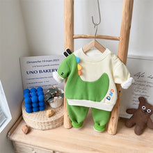 將圖片載入圖庫檢視器 2304162TG-卡通恐龍外出服兩件套