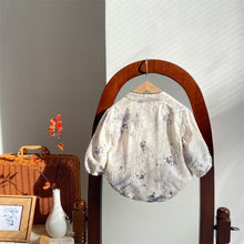 Load image into Gallery viewer, 2401416LS-Spring Chinese style ink-printed long-sleeved bodysuit