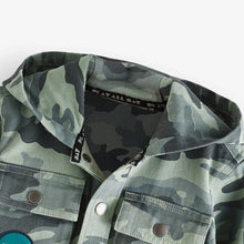 Load image into Gallery viewer, 9032SE-Autumn European and American children's hooded casual long-sleeved camouflage jacket