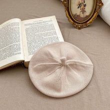 Load image into Gallery viewer, M2073AC-Vintage round top knitted versatile solid color beret
