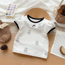 Load image into Gallery viewer, 2402451SE- Summer bear dot short-sleeved T-shirt