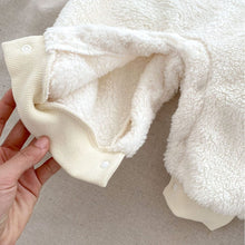 Load image into Gallery viewer, H10056LS-Winter plush bear shape romper