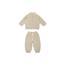 Load image into Gallery viewer, D23383TG-Baby suit winter fleece solid color top + trousers two-piece set