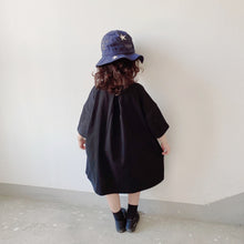 Load image into Gallery viewer, <Taiwan Pavilion> BB-2106DS-BOBOKIDS Spring and Summer New Children's Clothing Japanese Style Boys and Girls Solid Color Short Sleeve Neutral Wide Version Long T (A2)