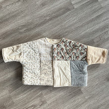 將圖片載入圖庫檢視器 D83505PCW-冬季韓版夾棉拼接外套&裙子