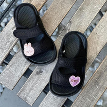 Load image into Gallery viewer, 24423AC-Summer Korean Velcro Embroidery Children's Soft-soled Sandals