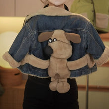 Load image into Gallery viewer, 24011601SE-Fashionable baby denim fleece jacket