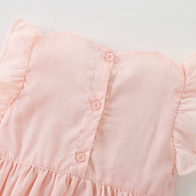 Load image into Gallery viewer, 9355DS-Summer European and American children's flying sleeves and strappy dress