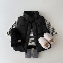Load image into Gallery viewer, Y7219SE-Middle and small children's high collar multi-color cotton vest