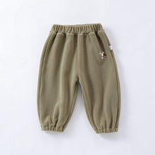 Load image into Gallery viewer, D23376PA--Children's cute pattern embroidered thick warm pants