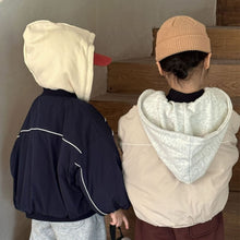 Load image into Gallery viewer, D83269SE-Winter velvet and thickened girls' color matching hooded warm jacket