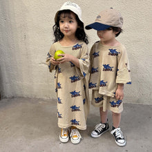 Load image into Gallery viewer, X81319TG- Summer short-sleeved stylish children's brother and sister suit