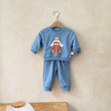 Load image into Gallery viewer, Y8403TG-Spring cartoon print children's sweatshirt and trousers suit
