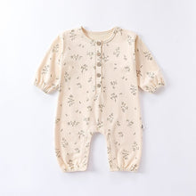 Load image into Gallery viewer, D23276LS- Cotton newborn baby long-sleeved pajamas crawling clothes