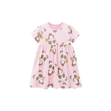 Load image into Gallery viewer, S1868DS-Summer short-sleeved panda cotton dress