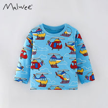 Load image into Gallery viewer, 8530SE-Autumn European and American children's helicopter casual long-sleeved top