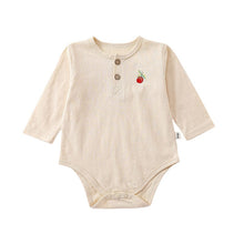 Load image into Gallery viewer, D23205LS-Autumn pure cotton fruit embroidery long-sleeved bodysuit