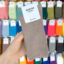 Load image into Gallery viewer, M-1605AC-Korean MARIAN Morandi color long tube socks for adults (5 pairs minimum order, can be mixed colors)