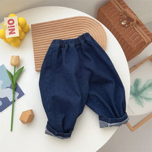 Load image into Gallery viewer, 2303337TG- Korean cartoon cardigan jeans two-piece set