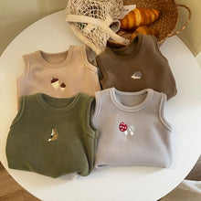 Load image into Gallery viewer, D23318SE-Men and women's embroidered thick warm vest