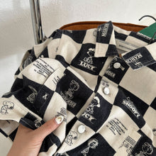 Load image into Gallery viewer, TC0812SE-Autumn boys and girls full print cartoon checkerboard jacket