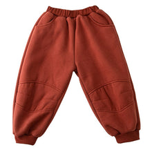 Load image into Gallery viewer, D83512PA-Autumn and winter solid color plus velvet sports casual pants