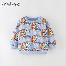 Load image into Gallery viewer, <Taiwan Pavilion> 8696SE-malwee autumn round neck small and medium children's dog long-sleeved top