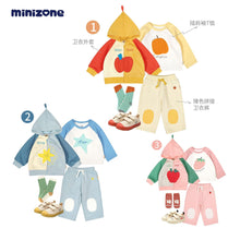 Load image into Gallery viewer, J1122PA-Autumn fruit contrast color patch sports casual trousers