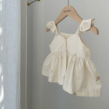 Load image into Gallery viewer, 6081DS-Korean children's clothing 2023 summer new baby embroidery camisole baby summer clothing girl's stylish suspender dress