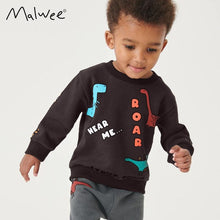 Load image into Gallery viewer, 8656SE-malwee autumn clothing European and American children's dinosaur print casual handsome boy tops