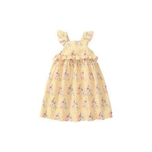 Load image into Gallery viewer, S1906DS-Summer pure cotton girls sling flower dress