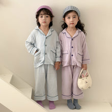 Load image into Gallery viewer, CJ250377JG-Spring and autumn pure cotton gauze long-sleeved home suit