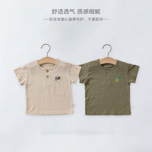 Load image into Gallery viewer, D24332SE-Summer fruit embroidered short-sleeved top