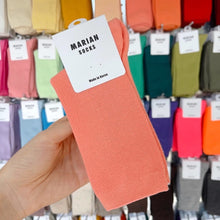 Load image into Gallery viewer, M-1605AC-Korean MARIAN Morandi color long tube socks for adults (5 pairs minimum order, can be mixed colors)