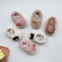 Load image into Gallery viewer, X886AC-Winter plush non-slip warm furry toddler shoes