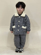 Load image into Gallery viewer, D82265JG-Winter three-layer cotton warm home set