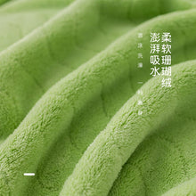 Load image into Gallery viewer, 9020AC-Cartoon coral fleece children's water-absorbing quick-drying hooded cloak bathrobe bath towel